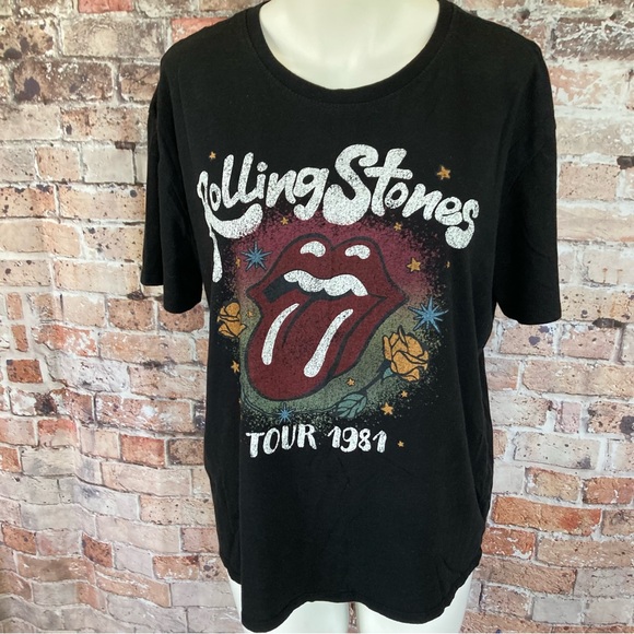 Rolling Stones North America Tour Tee Shirt Graphic Short Sleeve Sz Large(12-14) - Picture 2 of 7